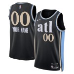 Maillot NBA Atlanta Hawks Personnalisable Nike 2023-24 City Edition Noir Swingman - Homme